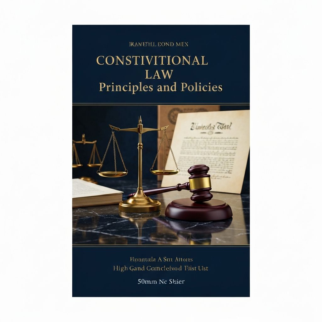 Constitutional Law: Principles and Policies