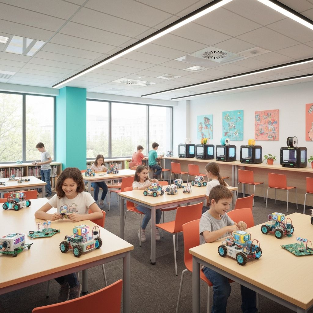 Robotics lab at Future Library